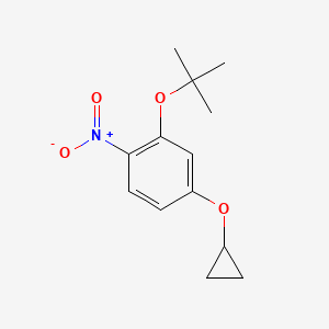 2-(Tert-butoxy)-4-cyclopropoxy-1-nitrobenzene