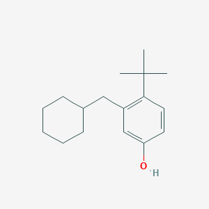 4-Tert-butyl-3-(cyclohexylmethyl)phenol