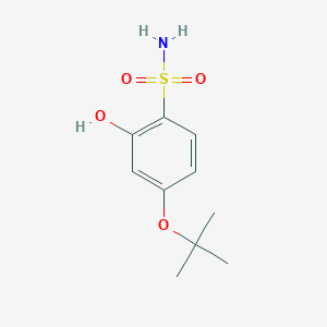 molecular formula C10H15NO4S B14842759 4-Tert-butoxy-2-hydroxybenzenesulfonamide 