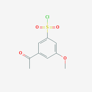 3-Acetyl-5-methoxybenzenesulfonyl chloride