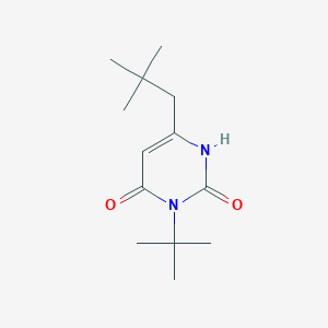 3-Tert-butyl-6-(2,2-dimethylpropyl)-1,2,3,4-tetrahydropyrimidine-2,4-dione
