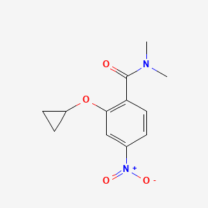 2-Cyclopropoxy-N,N-dimethyl-4-nitrobenzamide