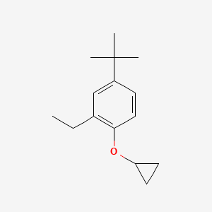 4-Tert-butyl-1-cyclopropoxy-2-ethylbenzene