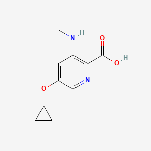 5-Cyclopropoxy-3-(methylamino)picolinic acid