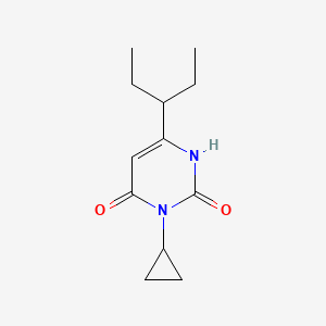 3-Cyclopropyl-6-(pentan-3-yl)-1,2,3,4-tetrahydropyrimidine-2,4-dione