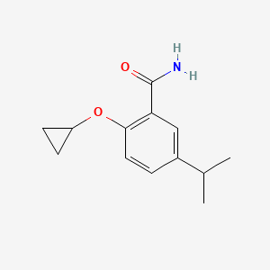 2-Cyclopropoxy-5-isopropylbenzamide