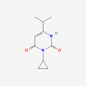 3-Cyclopropyl-6-(propan-2-yl)-1,2,3,4-tetrahydropyrimidine-2,4-dione