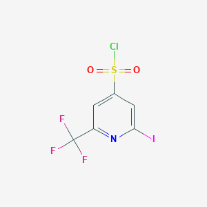 2-Iodo-6-(trifluoromethyl)pyridine-4-sulfonyl chloride