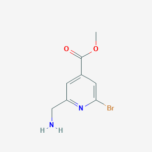 Methyl 2-(aminomethyl)-6-bromoisonicotinate