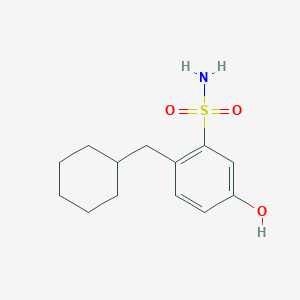 2-(Cyclohexylmethyl)-5-hydroxybenzenesulfonamide