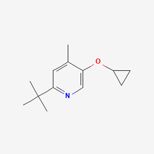 2-Tert-butyl-5-cyclopropoxy-4-methylpyridine