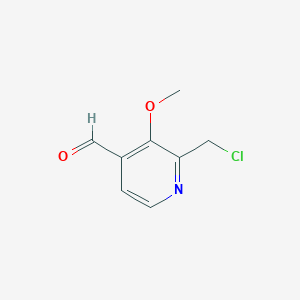 2-(Chloromethyl)-3-methoxyisonicotinaldehyde