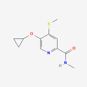 5-Cyclopropoxy-N-methyl-4-(methylthio)picolinamide