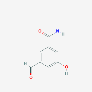 3-Formyl-5-hydroxy-N-methylbenzamide