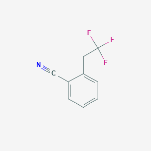 molecular formula C9H6F3N B14842976 2-(2,2,2-Trifluoroethyl)benzonitrile 