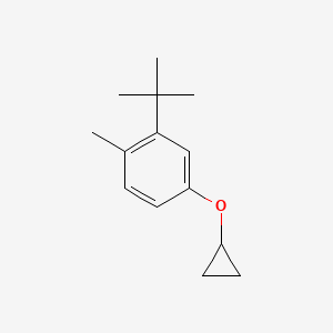 2-Tert-butyl-4-cyclopropoxy-1-methylbenzene