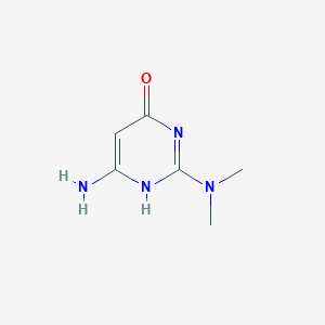 molecular formula C6H10N4O B014843 4-氨基-2-二甲氨基-6-羟基嘧啶 CAS No. 76750-84-0