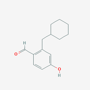 2-(Cyclohexylmethyl)-4-hydroxybenzaldehyde