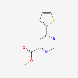 Methyl 6-(thiophen-2-yl)pyrimidine-4-carboxylate