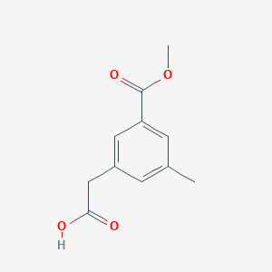 [3-(Methoxycarbonyl)-5-methylphenyl]acetic acid