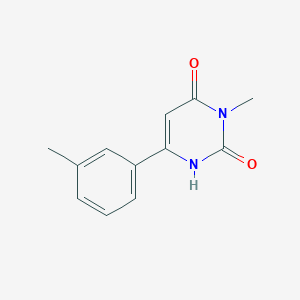 3-Methyl-6-(3-methylphenyl)-1,2,3,4-tetrahydropyrimidine-2,4-dione