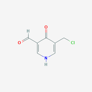 5-(Chloromethyl)-4-hydroxynicotinaldehyde