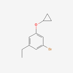 1-Bromo-3-cyclopropoxy-5-ethylbenzene