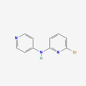 molecular formula C10H8BrN3 B14843107 6-Bromo-N-(pyridin-4-YL)pyridin-2-amine 