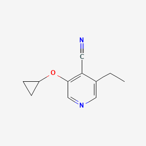 3-Cyclopropoxy-5-ethylisonicotinonitrile