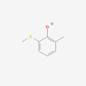 molecular formula C8H10OS B14843174 2-Methyl-6-(methylthio)phenol 