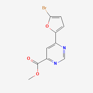 Methyl 6-(5-bromofuran-2-yl)pyrimidine-4-carboxylate