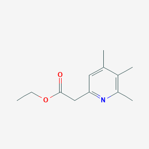 Ethyl (4,5,6-trimethylpyridin-2-YL)acetate