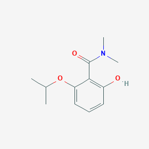 molecular formula C12H17NO3 B14843250 2-Hydroxy-6-isopropoxy-N,N-dimethylbenzamide 