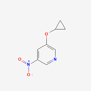 3-Cyclopropoxy-5-nitropyridine