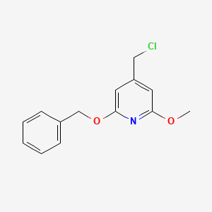 2-(Benzyloxy)-4-(chloromethyl)-6-methoxypyridine