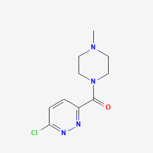 molecular formula C10H13ClN4O B14843296 (6-Chloro-3-pyridazinyl)(4-methyl-1-piperazinyl)-methanone 