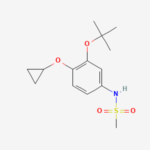 N-(3-Tert-butoxy-4-cyclopropoxyphenyl)methanesulfonamide