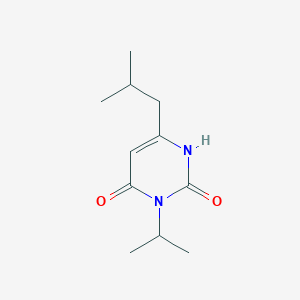 6-(2-Methylpropyl)-3-(propan-2-yl)-1,2,3,4-tetrahydropyrimidine-2,4-dione