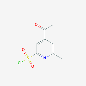 4-Acetyl-6-methylpyridine-2-sulfonyl chloride