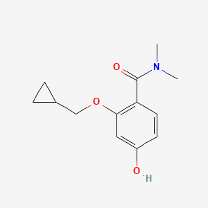 2-(Cyclopropylmethoxy)-4-hydroxy-N,N-dimethylbenzamide