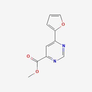 Methyl 6-(furan-2-yl)pyrimidine-4-carboxylate