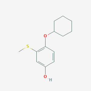 4-(Cyclohexyloxy)-3-(methylthio)phenol