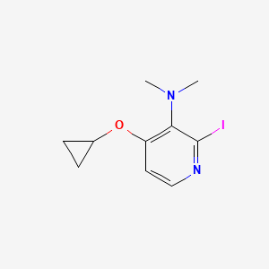 4-Cyclopropoxy-2-iodo-N,N-dimethylpyridin-3-amine