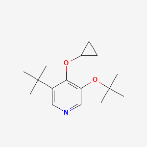 3-Tert-butoxy-5-tert-butyl-4-cyclopropoxypyridine