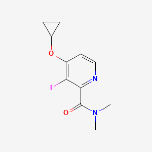 4-Cyclopropoxy-3-iodo-N,N-dimethylpicolinamide