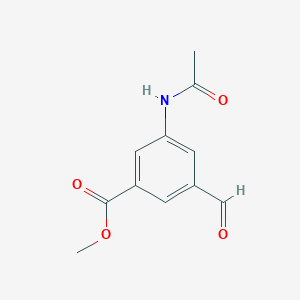 Methyl 3-(acetylamino)-5-formylbenzoate