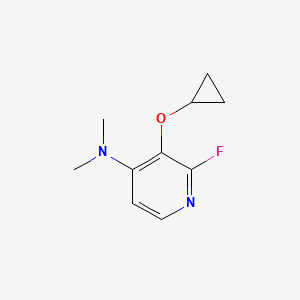 3-Cyclopropoxy-2-fluoro-N,N-dimethylpyridin-4-amine