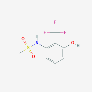 N-(3-Hydroxy-2-(trifluoromethyl)phenyl)methanesulfonamide