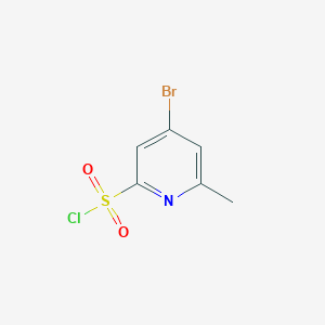 4-Bromo-6-methylpyridine-2-sulfonyl chloride