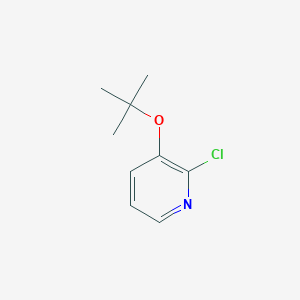 molecular formula C9H12ClNO B14843587 2-Chloro-3-(tert-butoxy)pyridine 